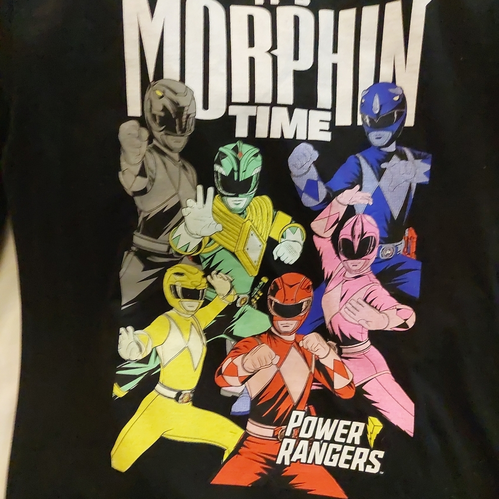 Mens power rangers shirt